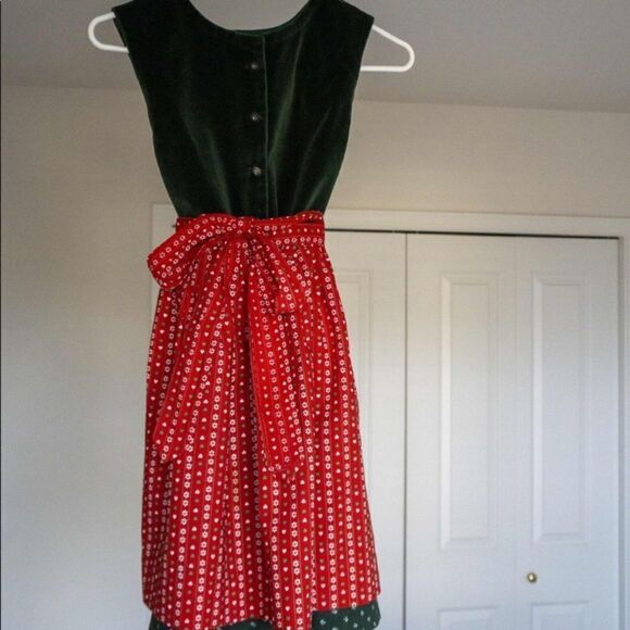 Authentic Velvet Dirndl Dress - Picture 9 of 10